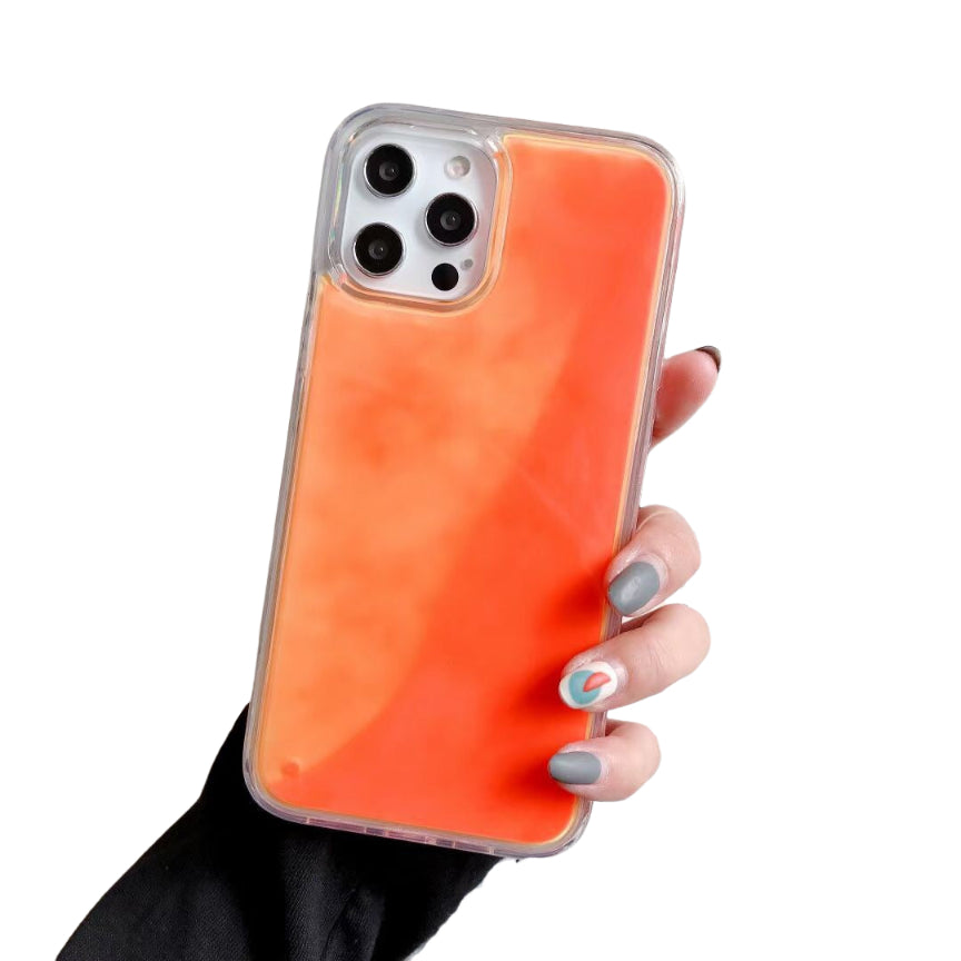 iPhone Case with Luminous Liquid Sand for iPhone 15/16 Series