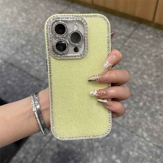 Double Sided Diamond Glitter All Inclusive Drop Proof Mobile  Phone Case For iPhone 16 Pro Max 15 14 13