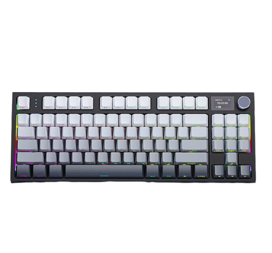 Mechanical Keyboard with Tri-mode RGB for Work Gaming