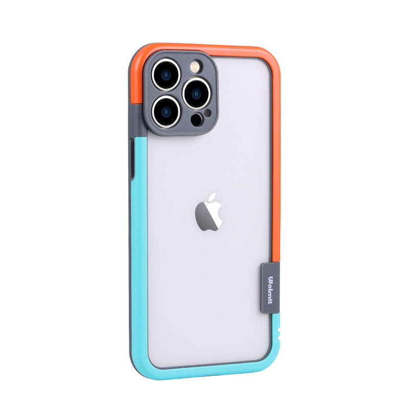 iPhone Case Frameless Silicone with Slim Shockproof for iPhone 12/13/14/15/16 Series