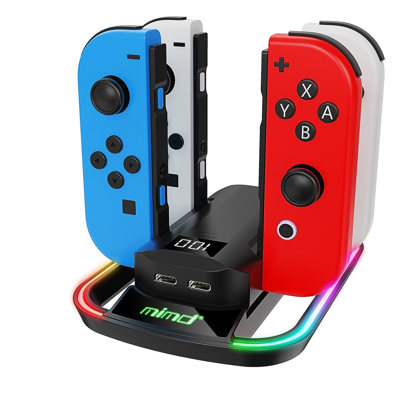 Switch Charging Dock with Power Bank Stylish Portable for Switch Joy-Con