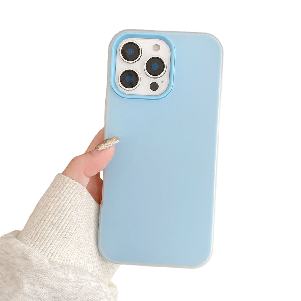 Phone Case with Silky Touch Jelly for iPhone 14/13/12 Pro/Pro Max/Plus