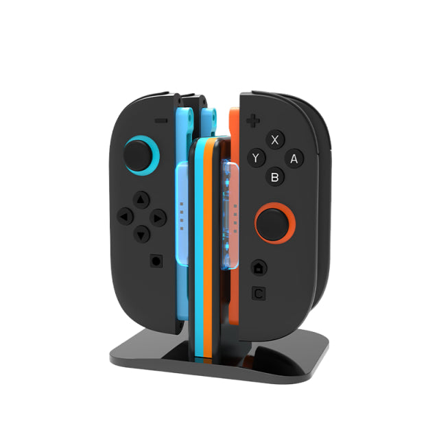 Charging Dock with Magnetic Fast-Charge for 4 Controllers,for Switch 2 Joy‑Con