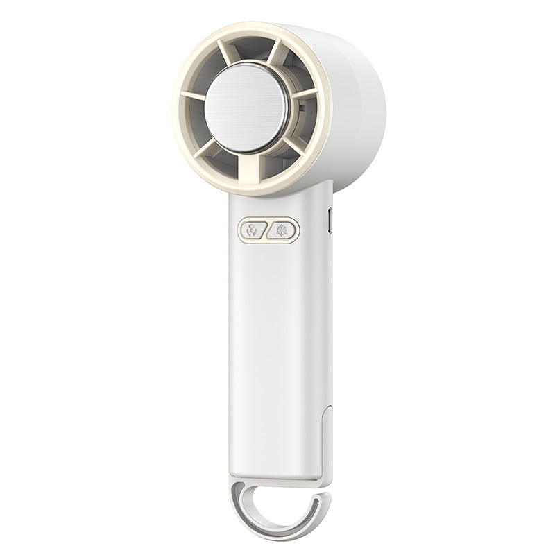 Cooling Fan with Ice Compress Folding Stand for Portable Handheld