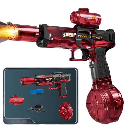 Water Gun with LED Lights Rapid-Fire Power for Kids