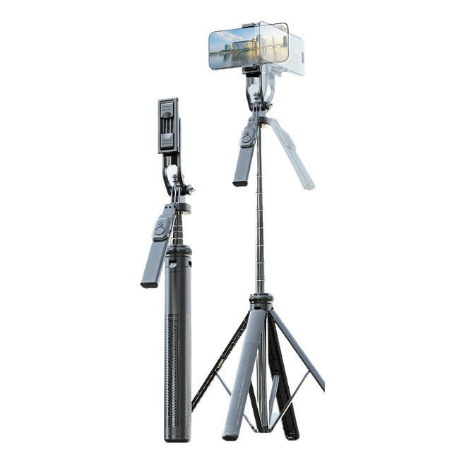 Gimbal Tripod with Remote Stabilizer 360° Rotation AI Smart Tracking for Cell Phone