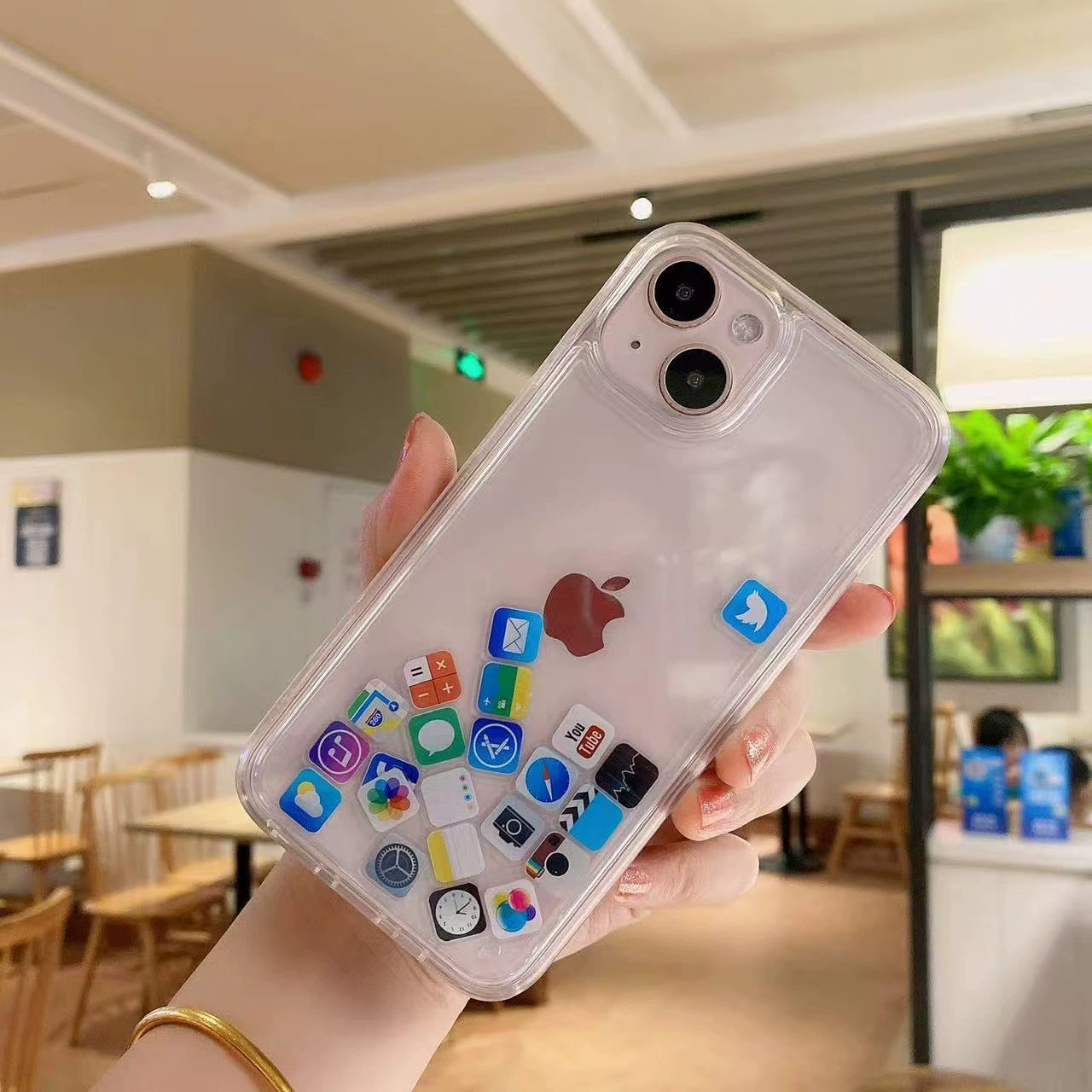 Quicksand App Icon Phone Case For iPhone 16 Pro Max 15 14 13 12 Case Phone