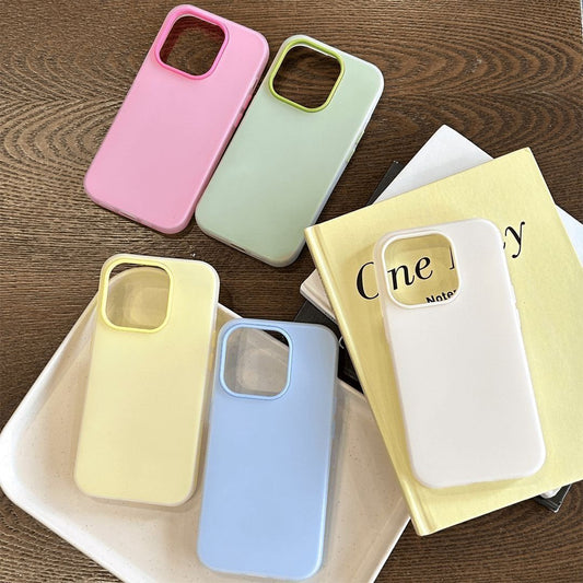 Phone Case with Silky Touch Jelly for iPhone 14/13/12 Pro/Pro Max/Plus