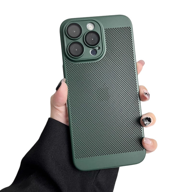 iPhone Case with Heat-Dissipating for iPhone 11 to 16 Series