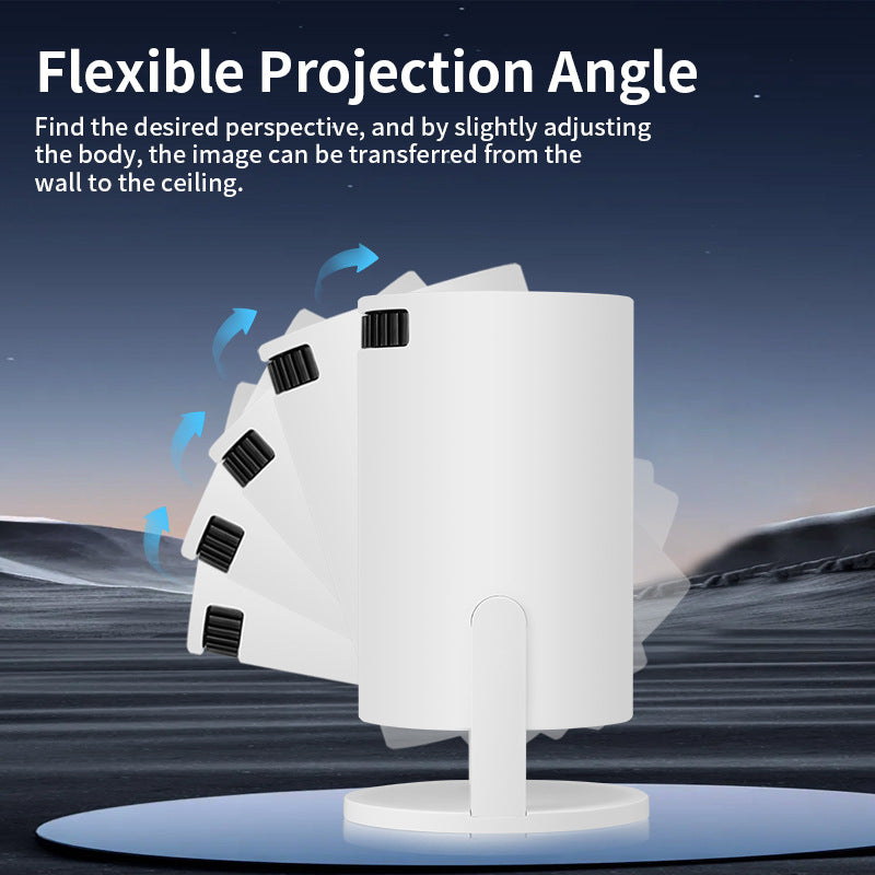 Wireless Projector with Mini HD for Home Travel