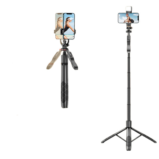 Selfie Stick with Remote Stabilizer Fill Light for cell phone