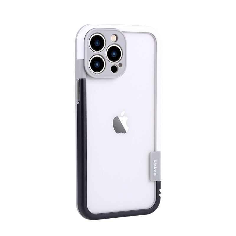 iPhone Case Frameless Silicone with Shockproof Slim for iPhone 12 to 16 Series