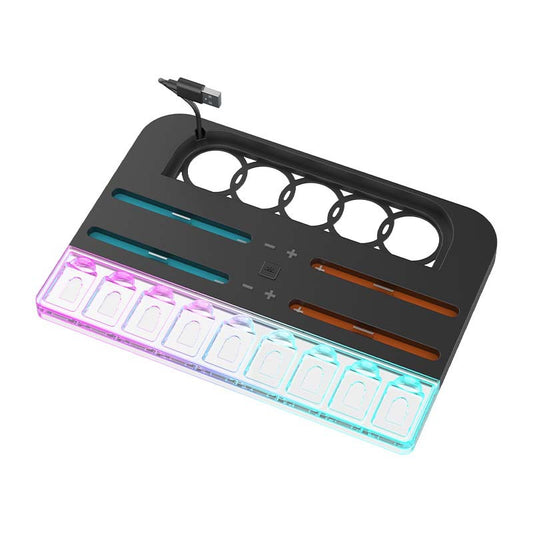 Charging Dock with 4 Joy-Con Ports RGB for Switch NS2