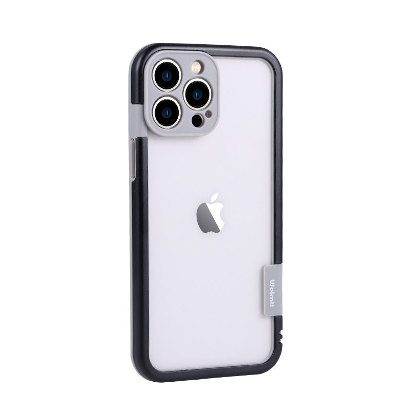iPhone Case Frameless Silicone with Shockproof Slim for iPhone 12 to 16 Series
