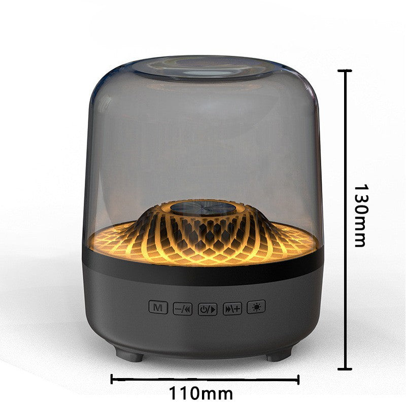 Bluetooth Bass Speaker with 360° Surround Sound LED Light
