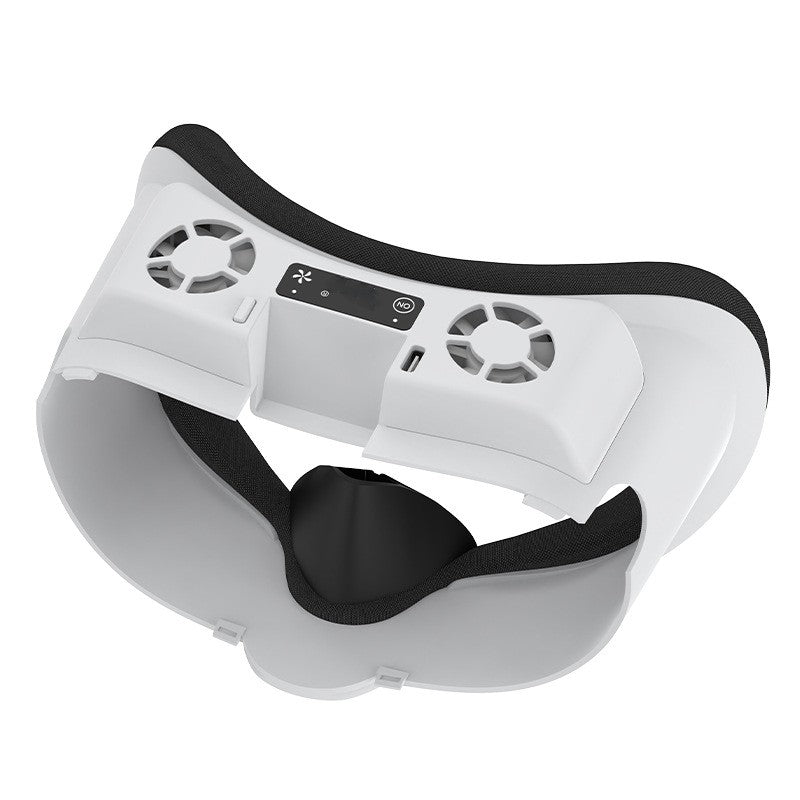 Cooling Face Mask with Airflow Ventilation RGB Lighting for Oculus Quest 3