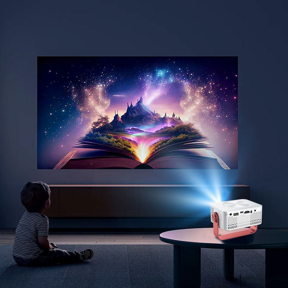 Projector with Ultra-Thin 1080P WiFi for Home Theater