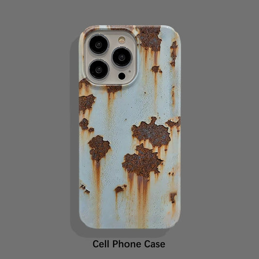 Double Layer Drop Proof Retro Worn Out Phone Case For iPhone 16 Pro Max 15 14 13