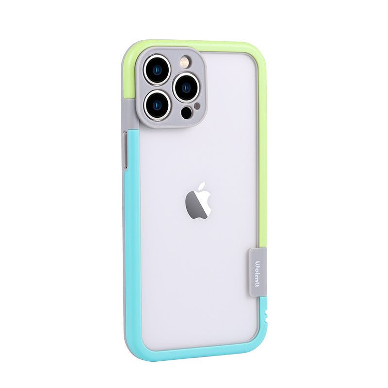 iPhone Case Frameless Silicone with Slim Shockproof for iPhone 12/13/14/15/16 Series