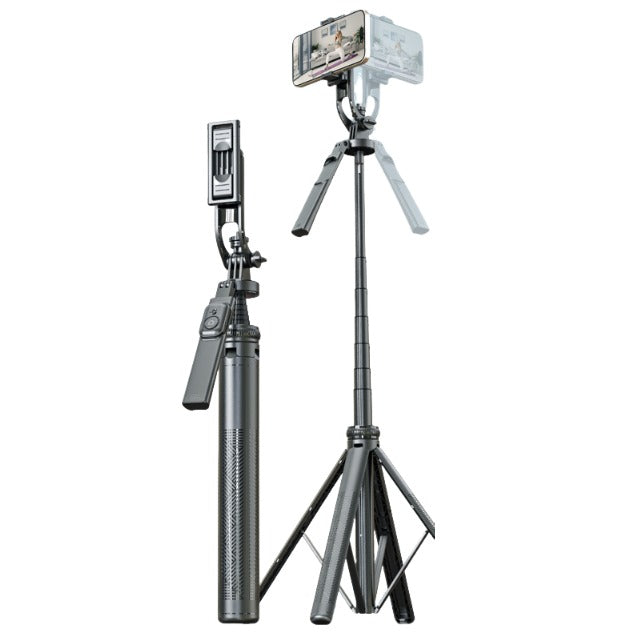 Gimbal Tripod with Remote Stabilizer 360° Rotation AI Smart Tracking for Cell Phone