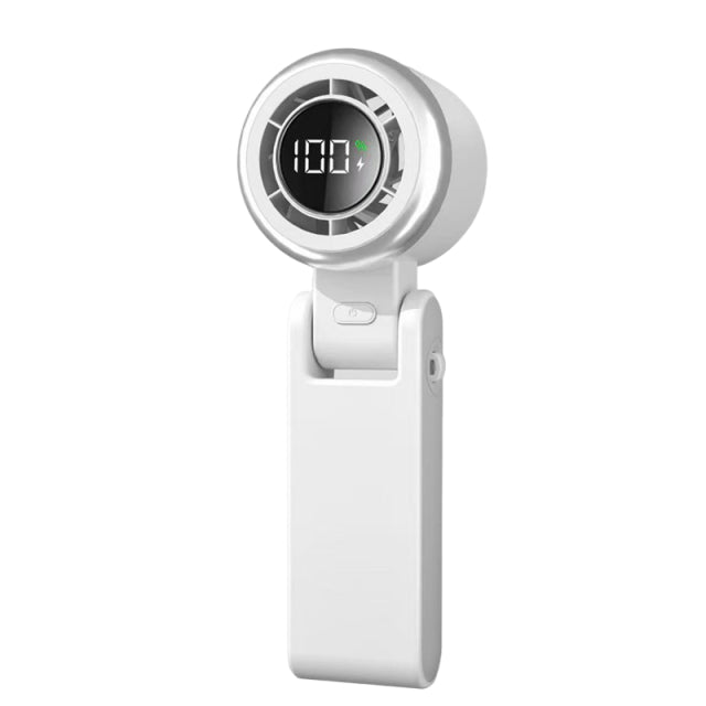 Turbo Fan with Smart Display 199-Speed Wind Control for Handheld