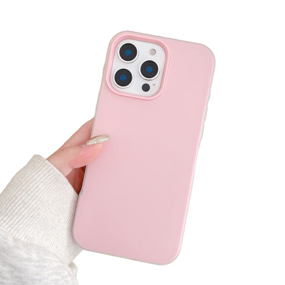 Phone Case with Silky Touch Jelly for iPhone 14/13/12 Pro/Pro Max/Plus