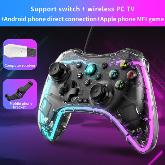 Gaming Pads with Wireless Turbo LED Gyro for Multi-Platform