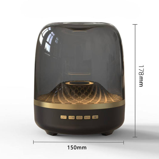 Bluetooth Bass Speaker with 360° Surround Sound LED Light