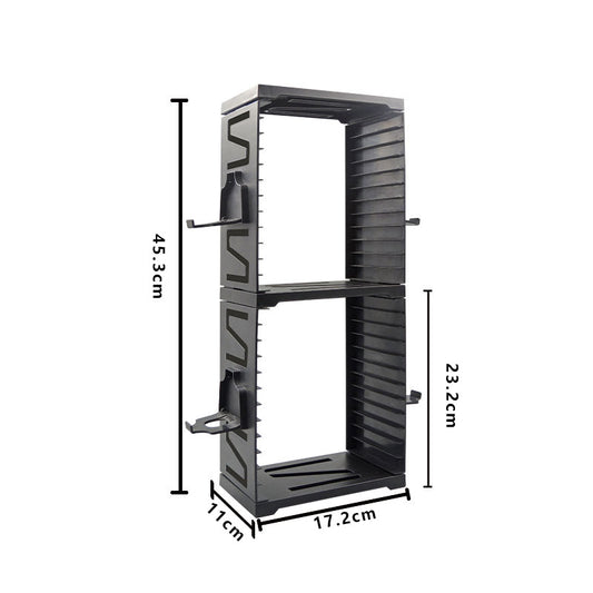 Game Disk Rack with Multi-function for PS4 PS5 Xbox Switch