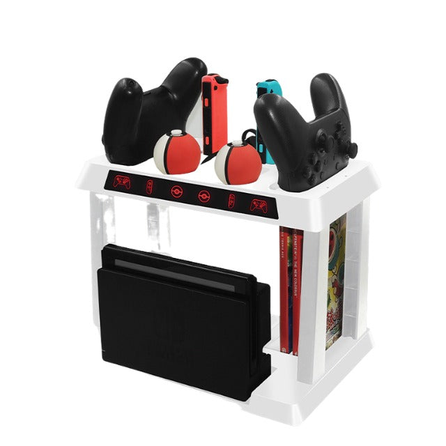 Storage Bracket with Multi-functional Charging for Switch