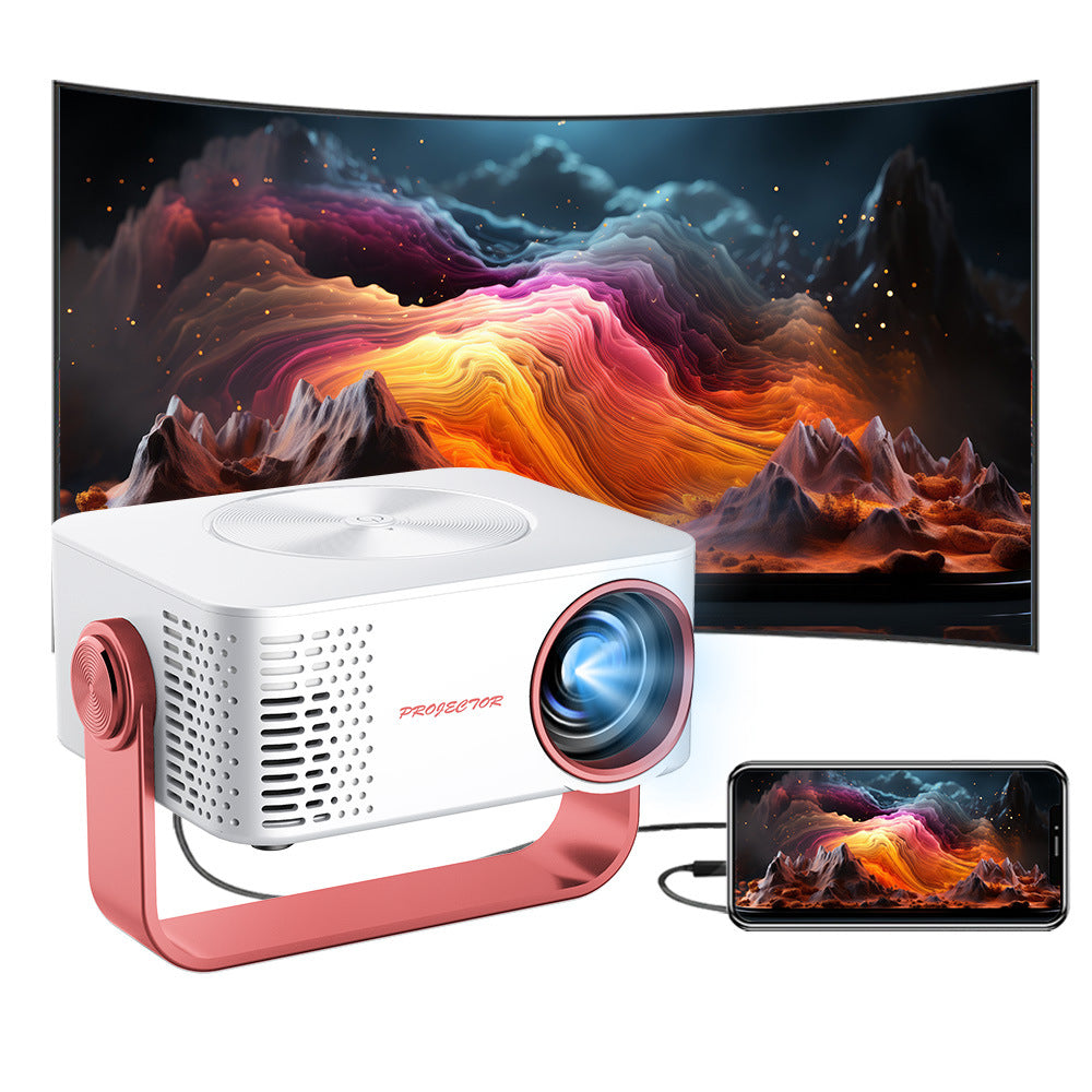 Projector with Ultra-Thin 1080P WiFi for Home Theater