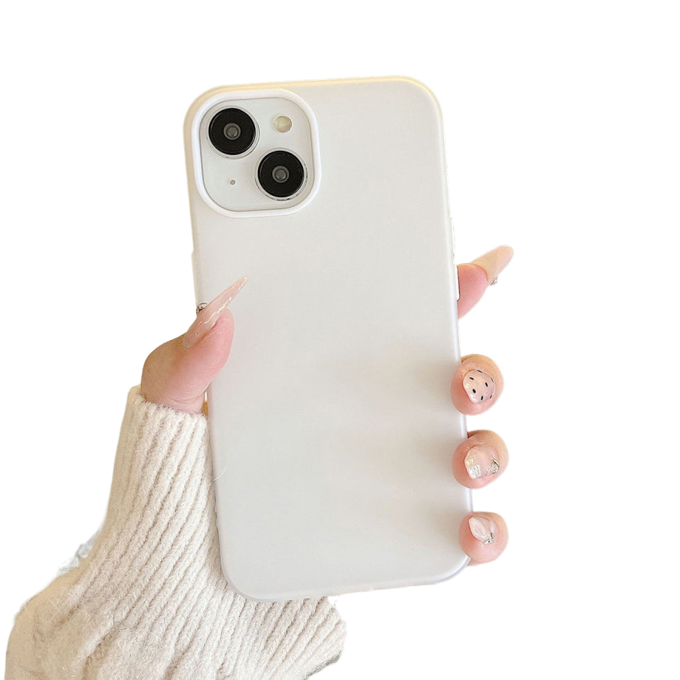 Phone Case with Silky Touch Jelly for iPhone 16/15/11 Pro/Pro Max/Plus
