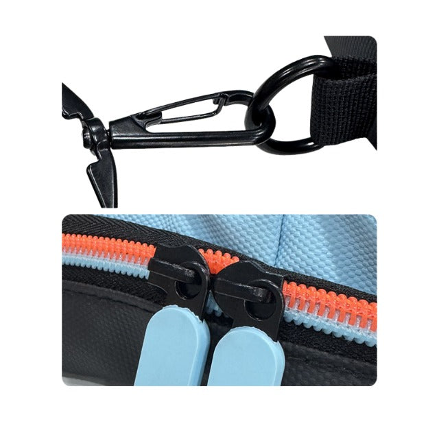 Crossbody Bag with Double-Layer Storage for Switch2 Travel