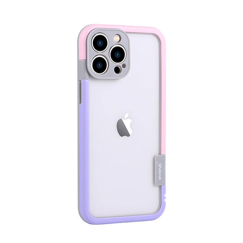 iPhone Case Frameless Silicone with Slim Shockproof for iPhone 12/13/14/15/16 Series