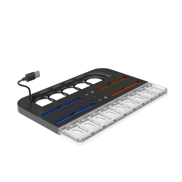 Charging Dock with 4 Joy-Con Ports RGB for Switch NS2