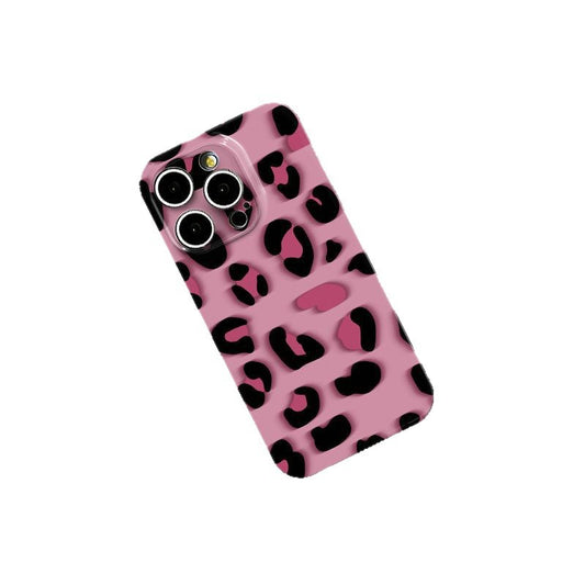 iPhone Case Pink Leopard for iPhone 16/15/14/13/12/11 Pro Plus Pro Max