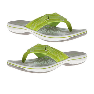 Flip Flops Non-Slip Fashion Faux Leather Ergonomic Lightweight Summer Slippers Breathable Sandals