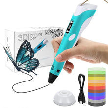 Load image into Gallery viewer, 3D Printer Pen Educational Toy for Kids 3D Printing Pen 3D Painting DIY Handmade