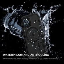 Load image into Gallery viewer, IP68 Real Waterproof Phone Case For iPhone 12 Pro Max 12 Mini 12 Pro Underwater Diving Water Proof Hide Bracket Phone Covers