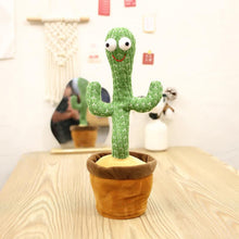 Load image into Gallery viewer, Cute Electric Cactus Plush Doll Twist Dancing Toy Decor Recording Parrot USB Cactus Plush Toy Funny Dancing Singing Toy
