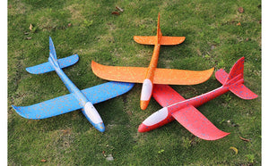 50X48CM Hand Throw Airplane EPP Foam Launch Fly Glider Planes Model Aircraft Outdoor Fun Toys for Children Party Game Boys Gift