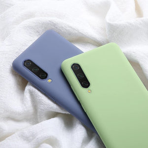 Original Liquid Silicone Case For Redmi Note 9S 8 10 7A 6 5 9A For Xiaomi Mi Note7 Lite 8T Pro 9A NOTE8 7Pro Luxury Back Cover