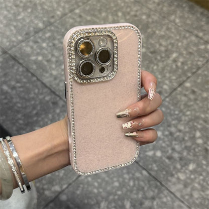 Double Sided Diamond Glitter All Inclusive Drop Proof Mobile  Phone Case For iPhone 16 Pro Max 15 14 13