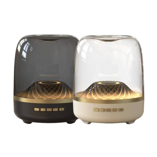 Bluetooth Bass Speaker with 360° Surround Sound LED Light