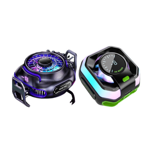 Phone Cooler with LED Display for Gaming