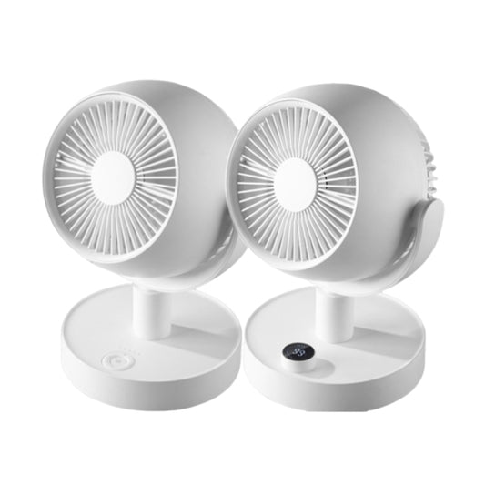 USB Fan with Quiet Oscillating Cooling 10 Speeds for Home Office Bedroom