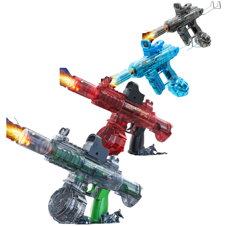 Water Gun with LED Lights Rapid-Fire Power for Kids