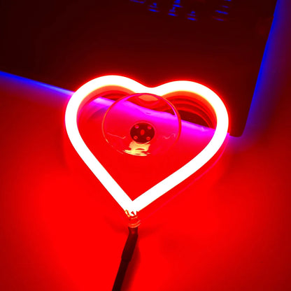 LED Luminous Heart Atmosphere Light, With Adjustable Brightness And Three Optional Lighting Modes, Suitable For All Models