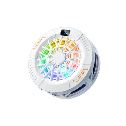 Phone Cooler with Digital Display RGB Lighting Magnetic Semiconductor for Android Apple
