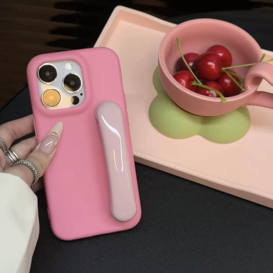 Handle Anti Fall Bracket Full Coverage Mobile Phone Case For iPhone 16 Pro Max 15 14 13 11